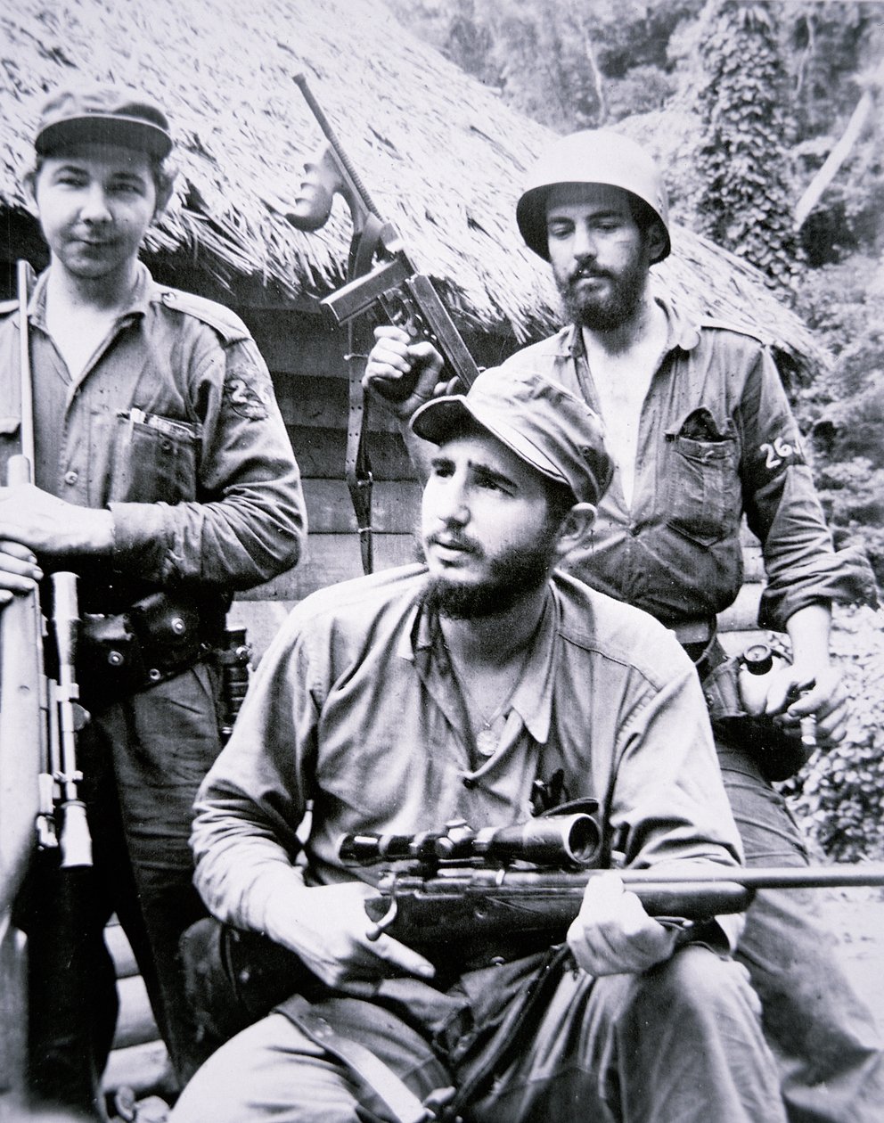 Fidel Castro i Sierra Maestra-bjergene af J.B. and Brown J. Rowbotham