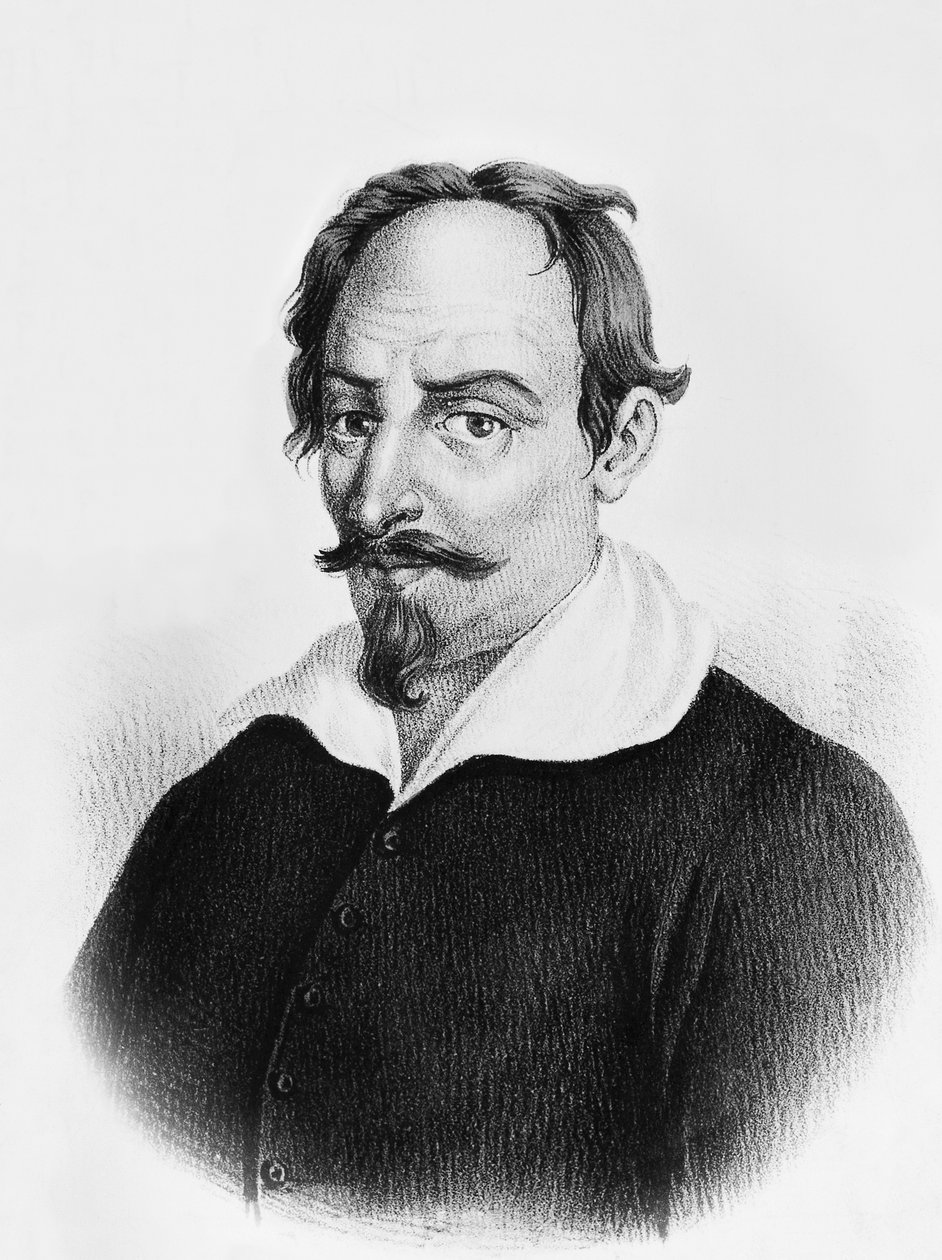 Portræt af Alessandro Tassoni (1565-1635), italiensk digter og forfatter, gravering af J.B. and Brown J. Rowbotham