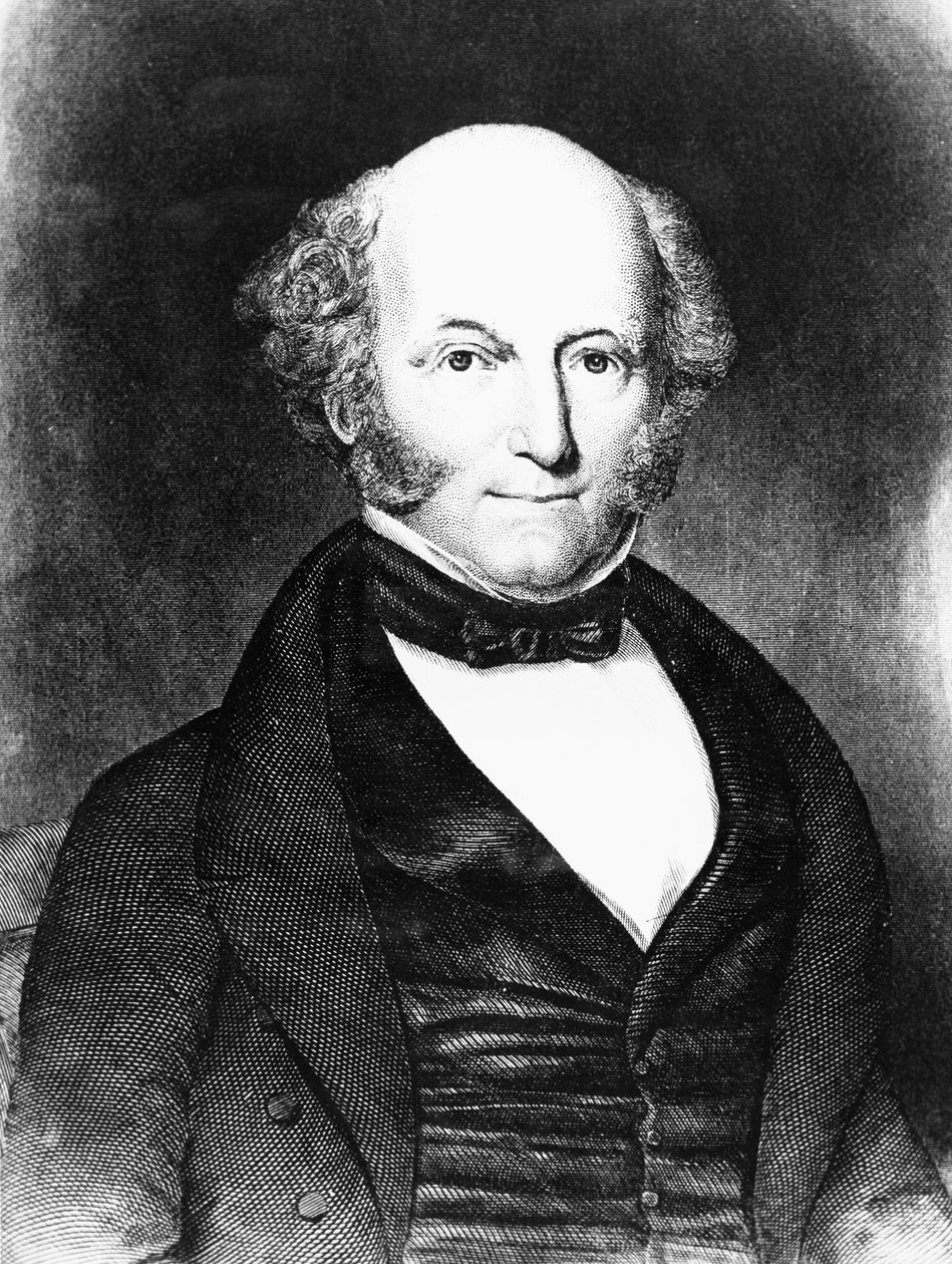 Portræt af Martin Van Buren (1782-1862), amerikansk advokat og politiker, der tjente som USA