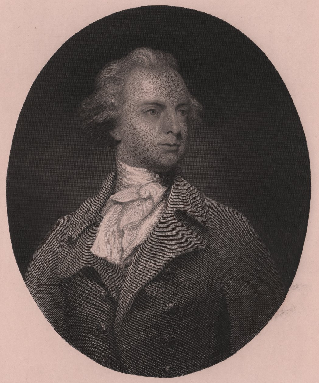 Portræt af Sir Abraham Hume, Second Baronet (1749-1838), gravering af G Stodard fra maleri af Joshua Reynolds, 25x33 cm, Virtue and Co Publisher, London, ca. 1860 af J.B. and Brown J. Rowbotham