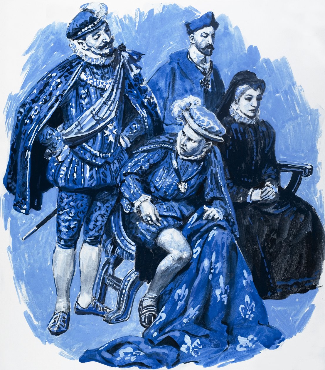 Frans II af Frankrig og hertugen af Guise af C.L. Doughty