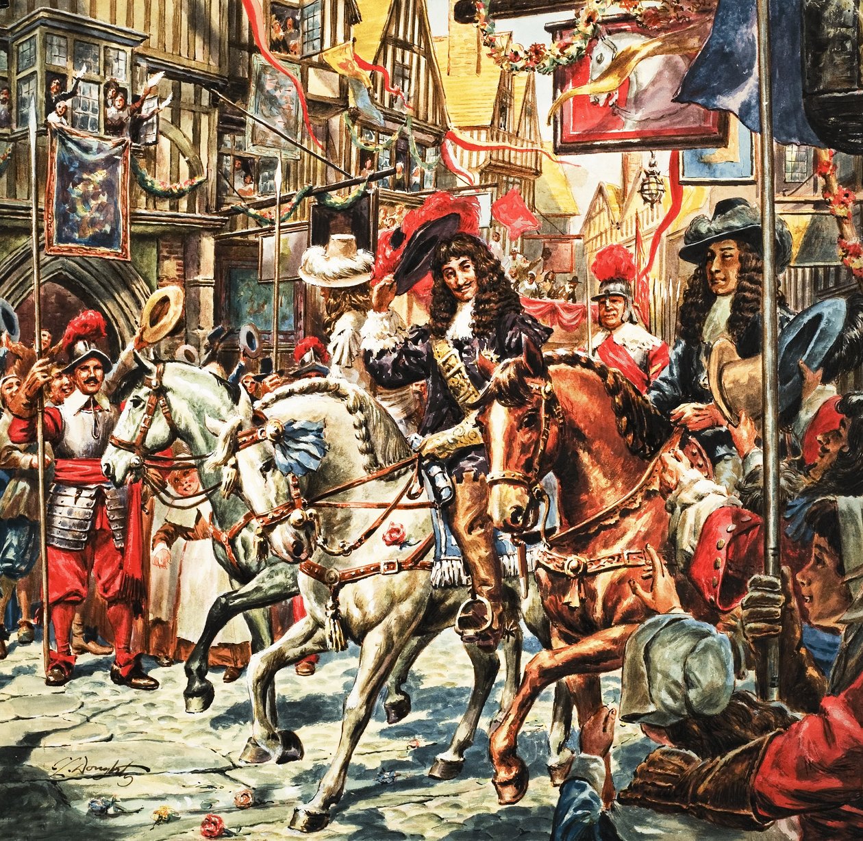 Historien om vores hovedstad: Pest over London. Charles II. af C.L. Doughty