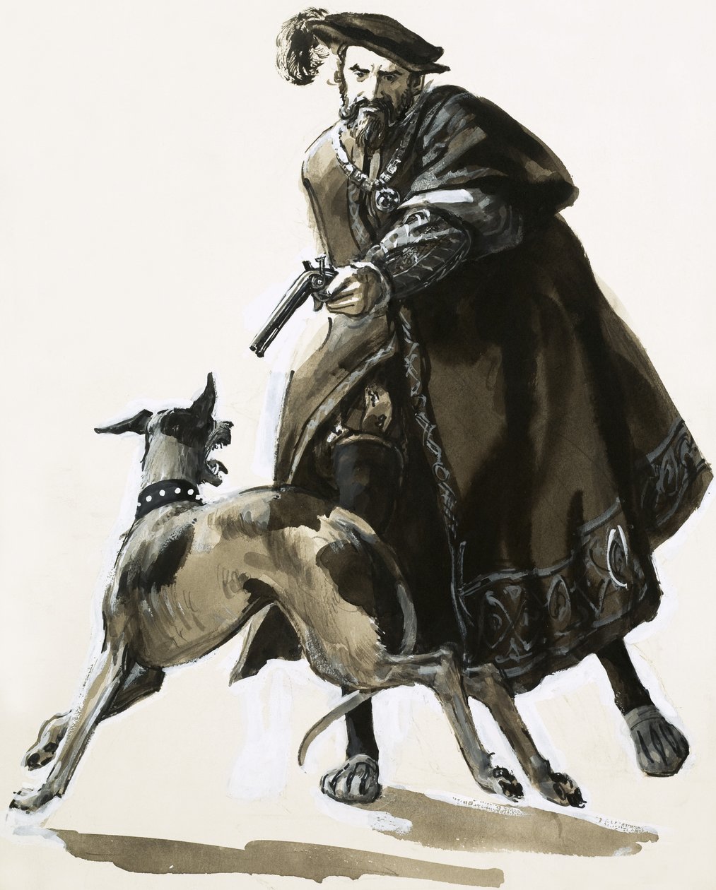 Thomas Seymour fik afløb for sin vrede ved at skyde en af kongens hunde af C.L. Doughty