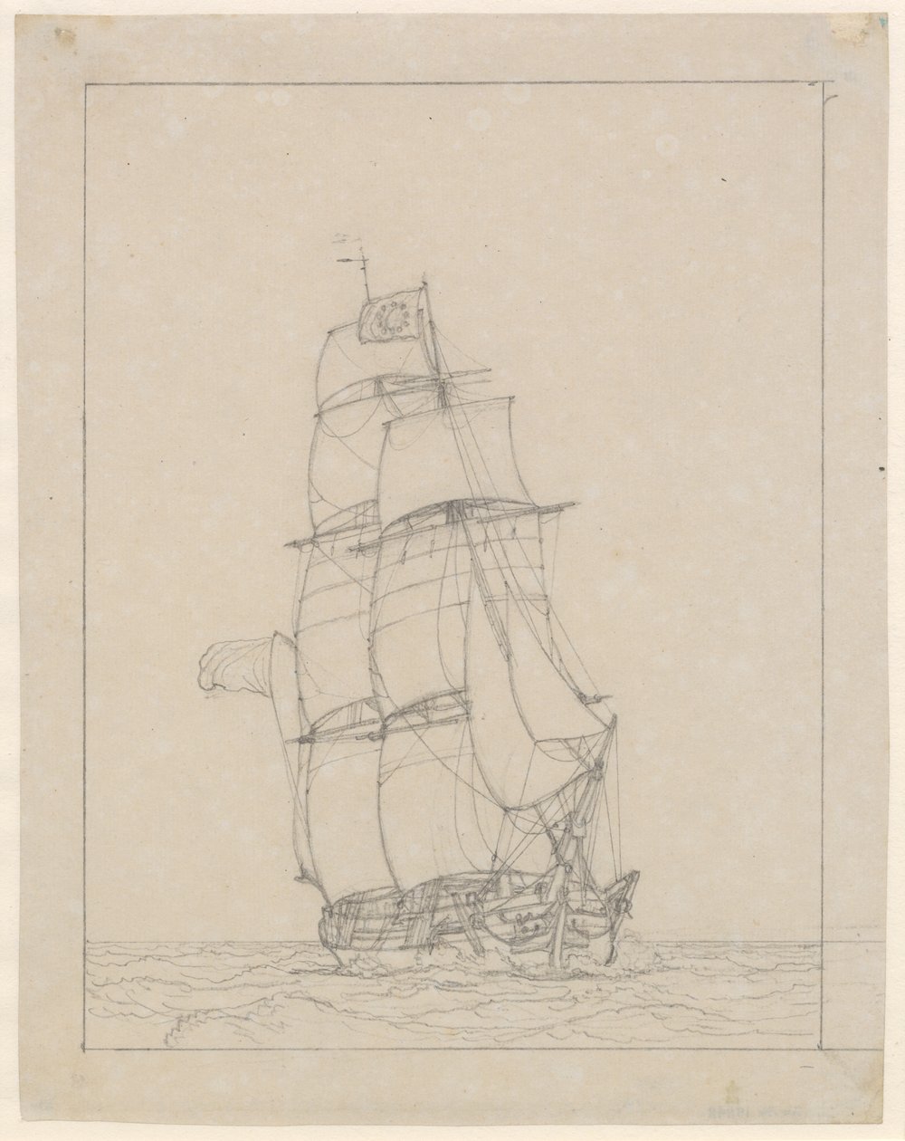 En Brig af Christoffer Wilhelm Eckersberg