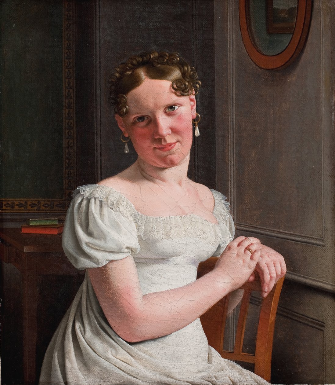 Julie Eckersberg, født Juel, Kunstnerens anden Hustru af Christoffer Wilhelm Eckersberg