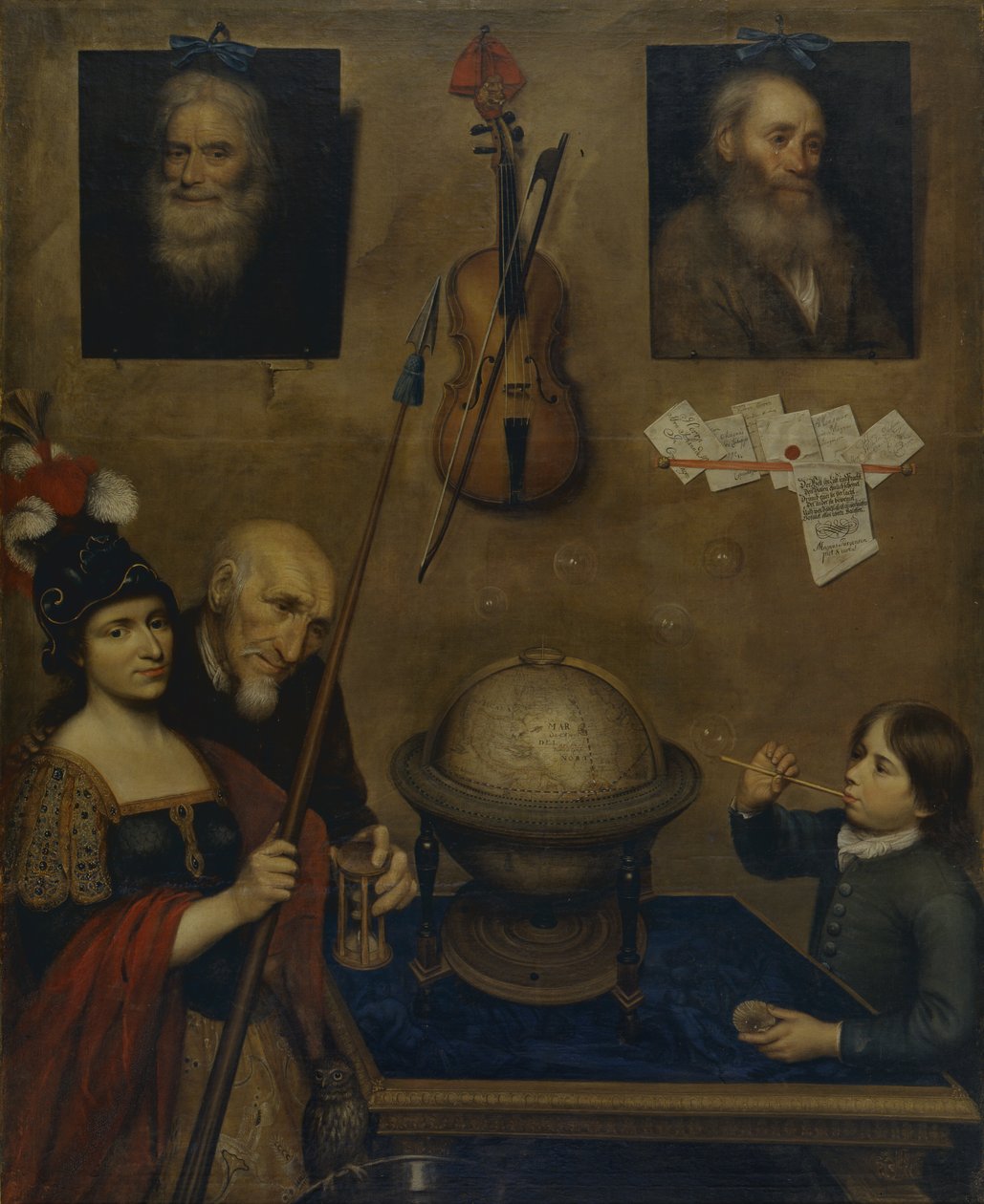 Motiv fra Ludvig Holbergs "Jeppe på Bjerget", III akt, 3. scene af Christoffer Wilhelm Eckersberg