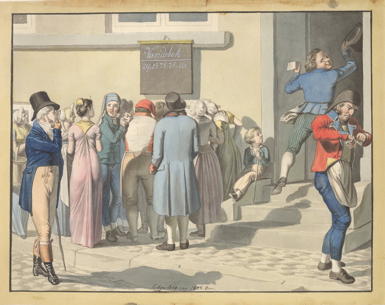 Uden for Lotteristyrelsen af Christoffer Wilhelm Eckersberg