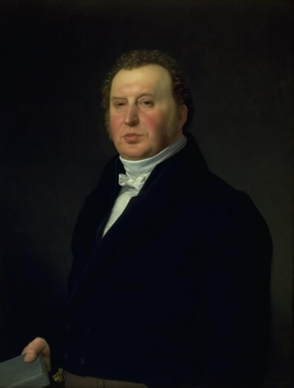 Politikirurg Johan Frederik Rost. Kunstnerens Familielæge og Ven af Christoffer Wilhelm Eckersberg