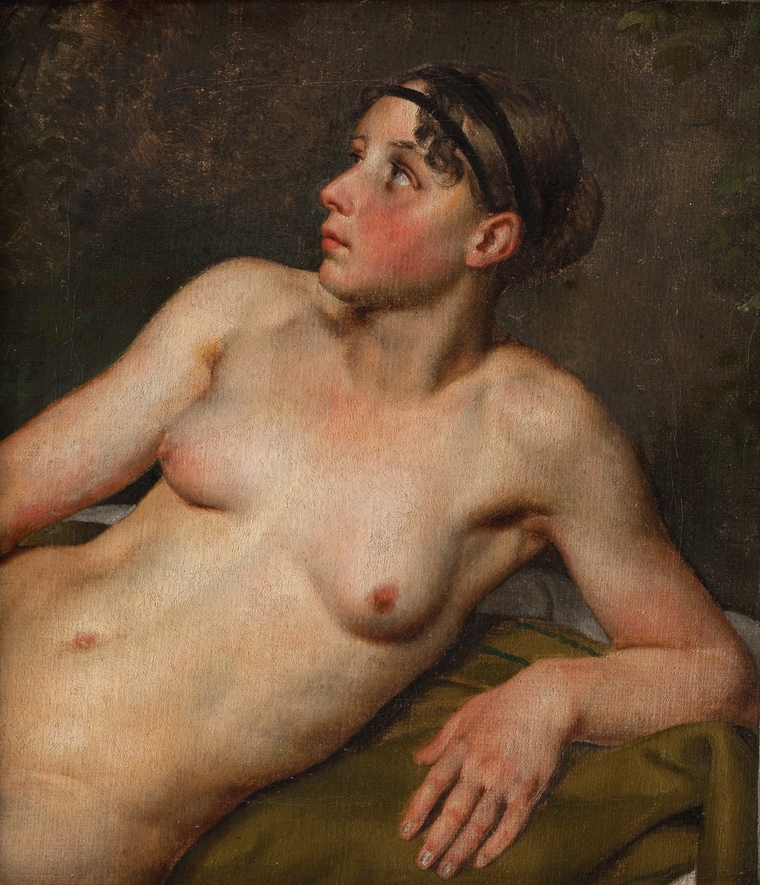 Liggende nøgen kvinde af Christoffer Wilhelm Eckersberg