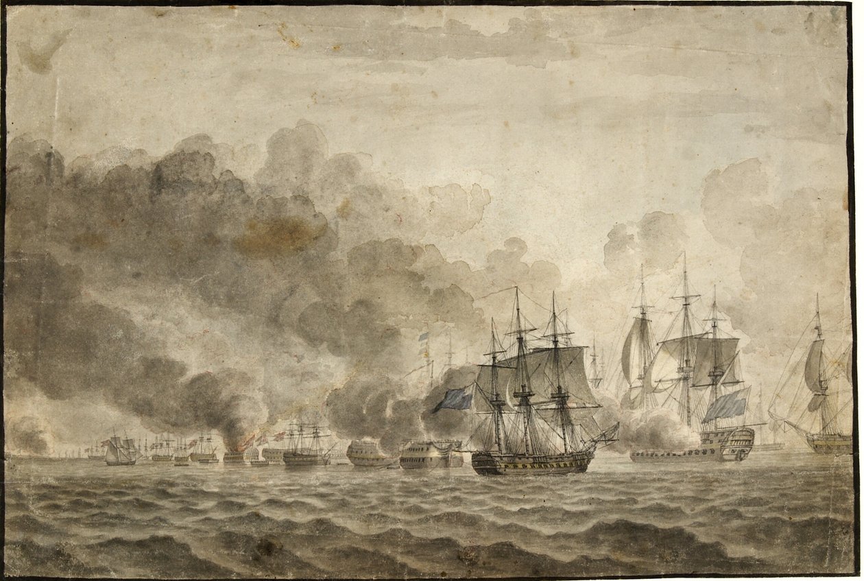 Slaget om Reden af Christoffer Wilhelm Eckersberg