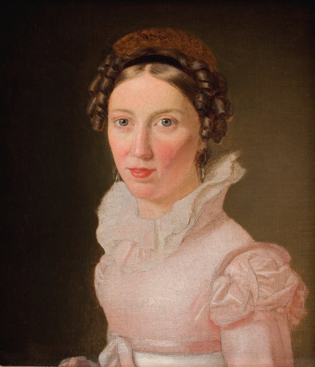 Suzanne Juel. Kunstnerens Svigerinde og senere at blive hans tredje Hustru af Christoffer Wilhelm Eckersberg