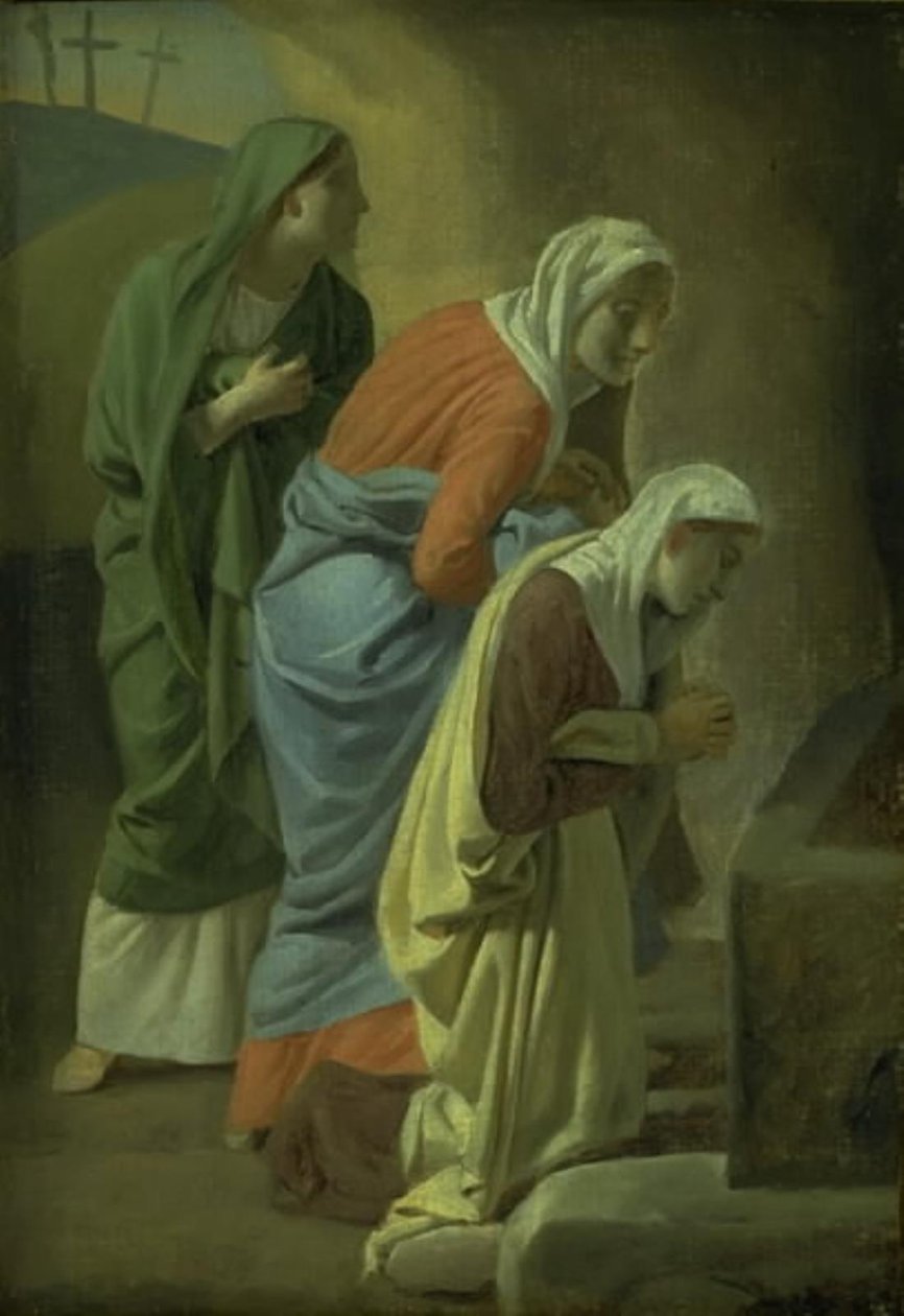 De tre Marie ved Kristi grav. Undersøgelse af Christoffer Wilhelm Eckersberg