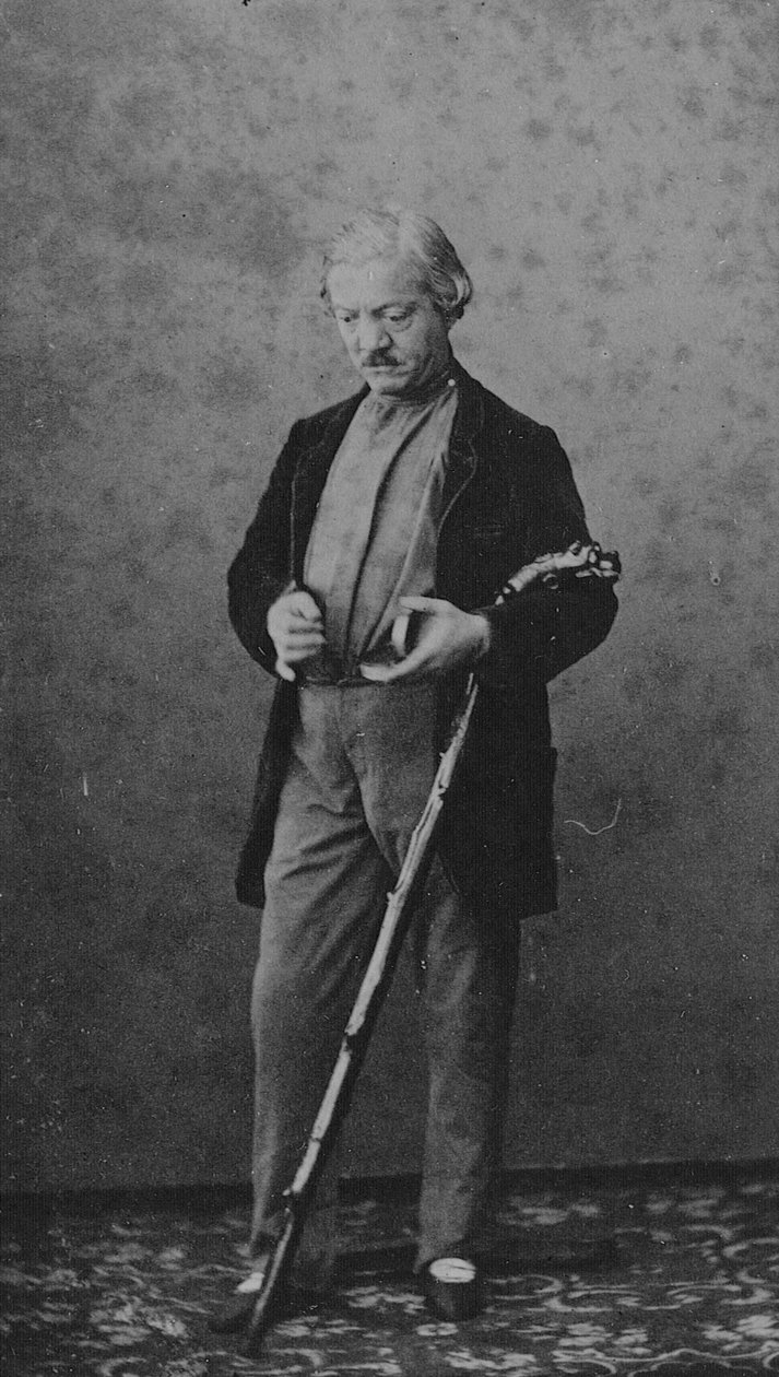 Carte de visite af Jules Perrot (s/h foto) af C. Bergamasco