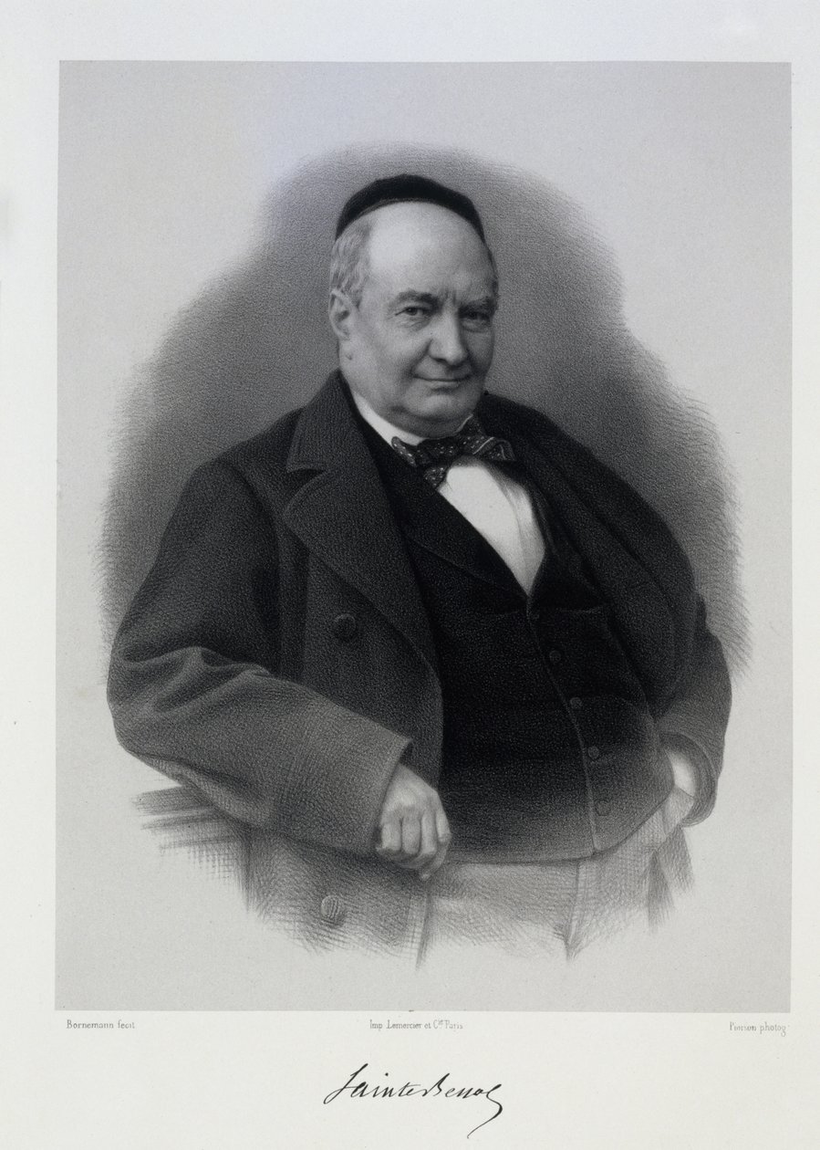 Charles Augustin Sainte-Beuve 1804-1869. af C. Bornemann