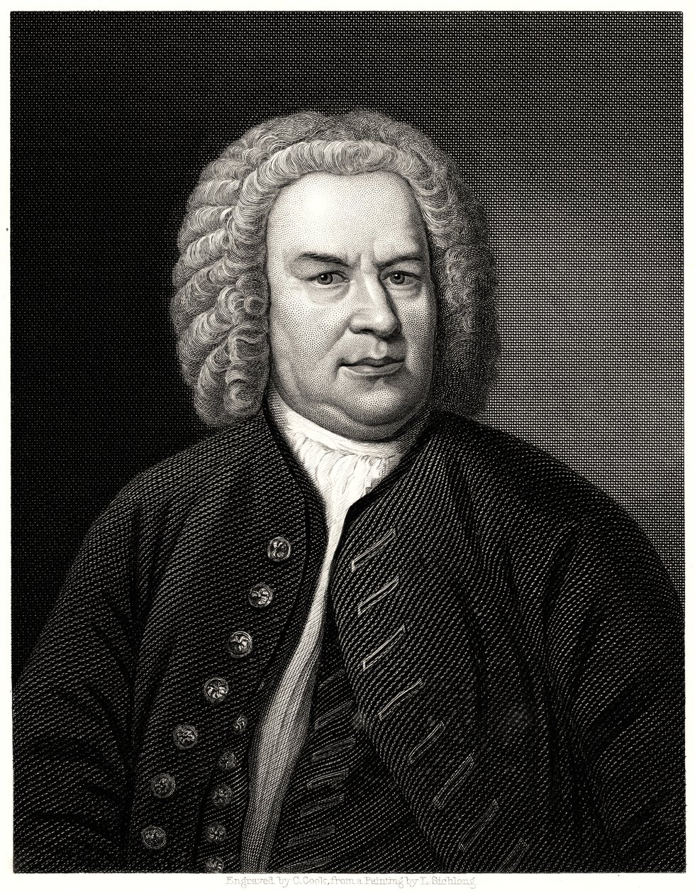 Johann Sebastian Bach, 1800-tallet af C. Cook