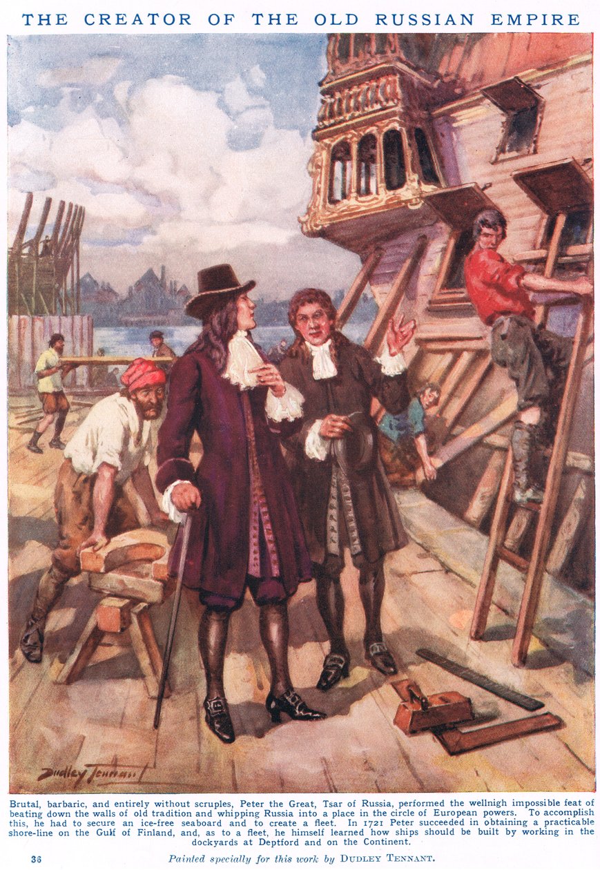 Peter den Store: Skaberen af det gamle russiske imperium, illustration fra 
