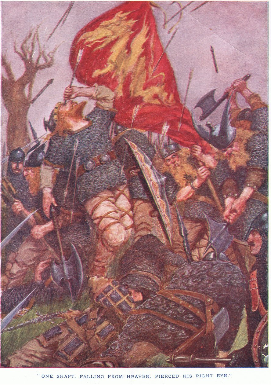 Slaget ved Hastings 1066 af C. Dudley Tennant