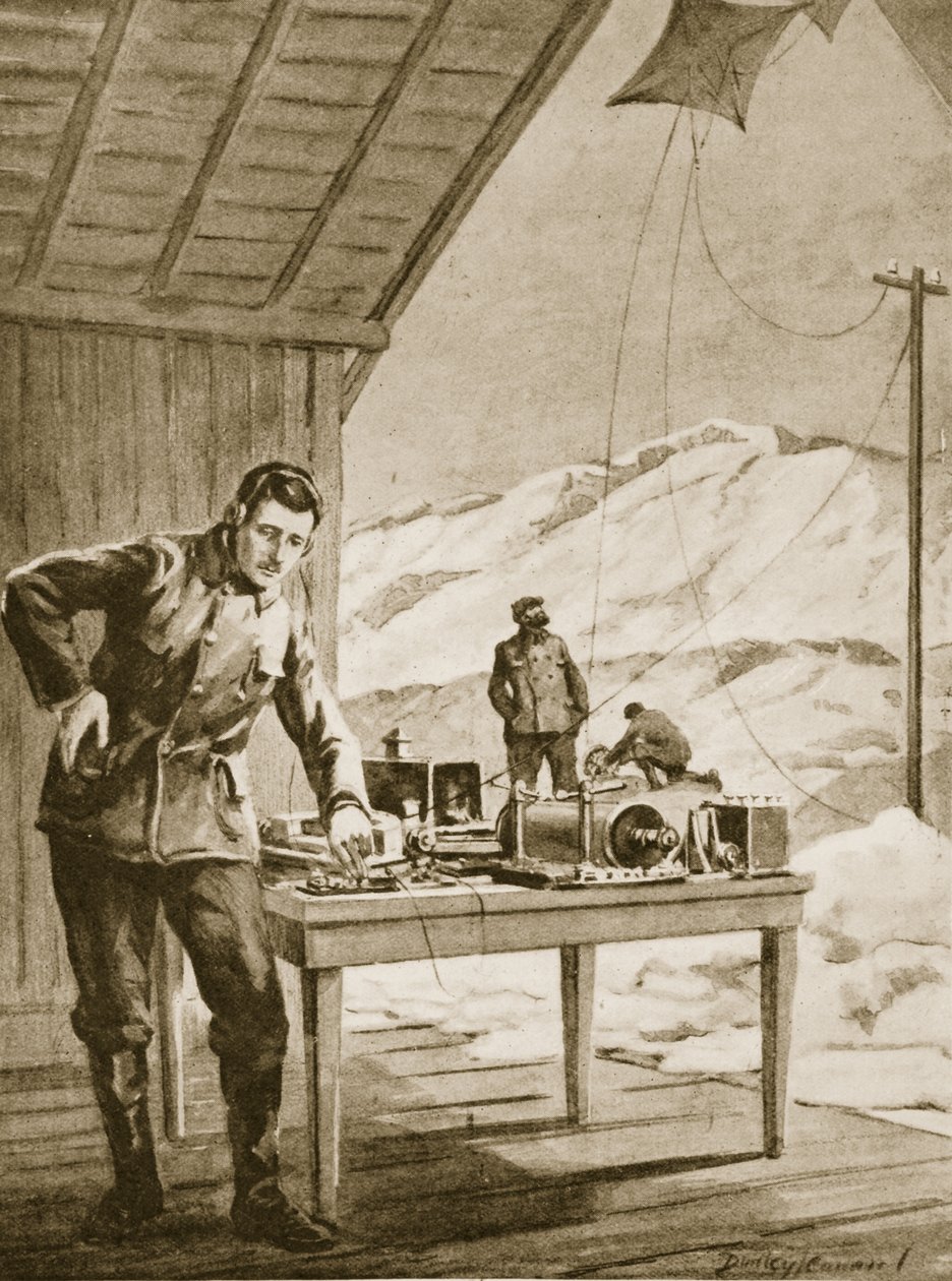 Tre klik, der løste et stort problem (litho) af C. Dudley Tennant
