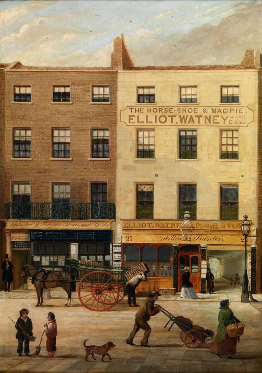 Horseshoe and Magpie Public House, Westminster af C. E. Ambrose