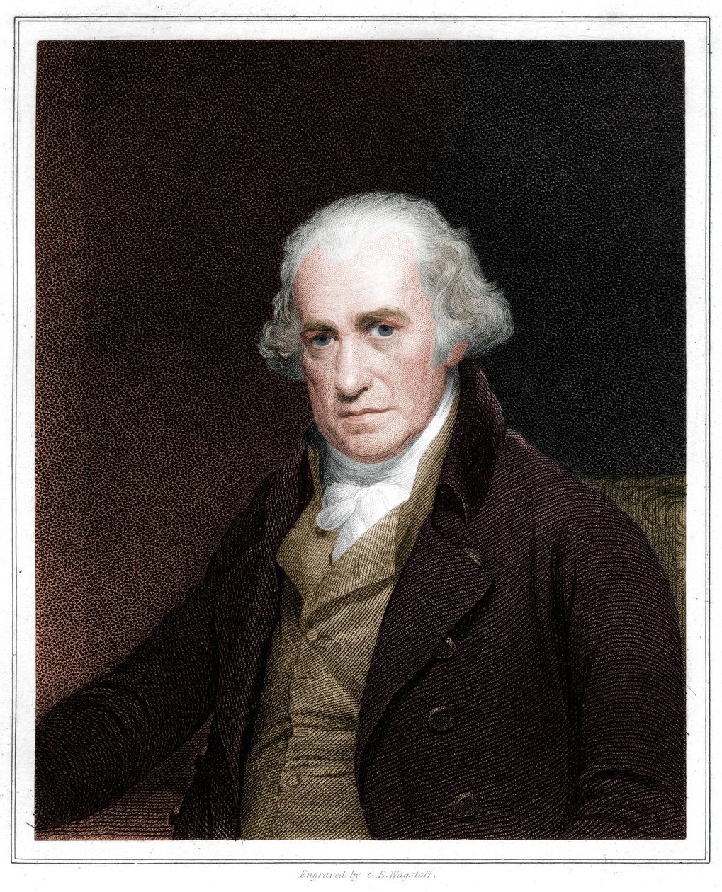 James Watt, skotsk ingeniør, 1833 af C. E. Wagstaff
