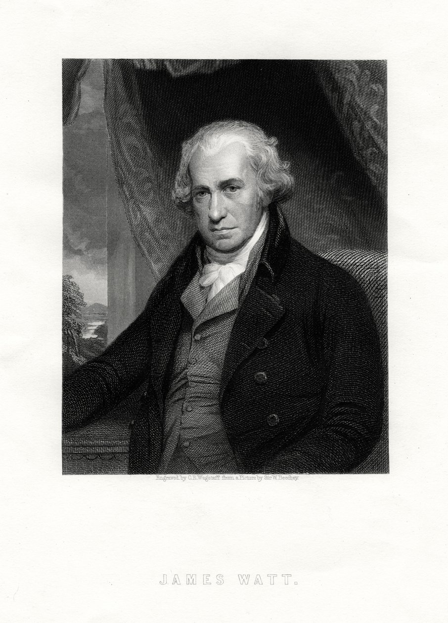 James Watt, skotsk opfinder og ingeniør, 1800-tallet. af C. E. Wagstaff