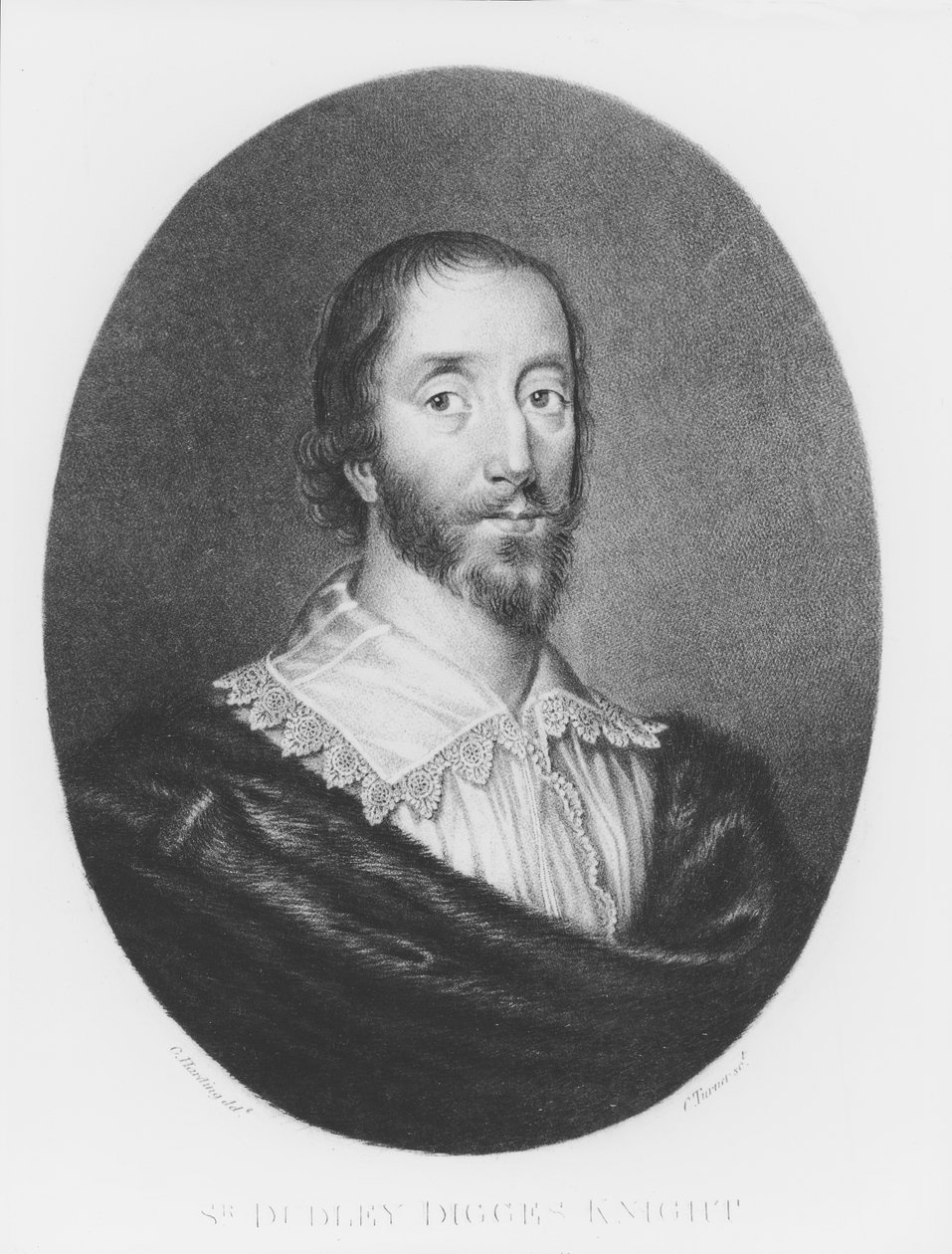 Sir Dudley Digges (1583-1639) illustration fra 
