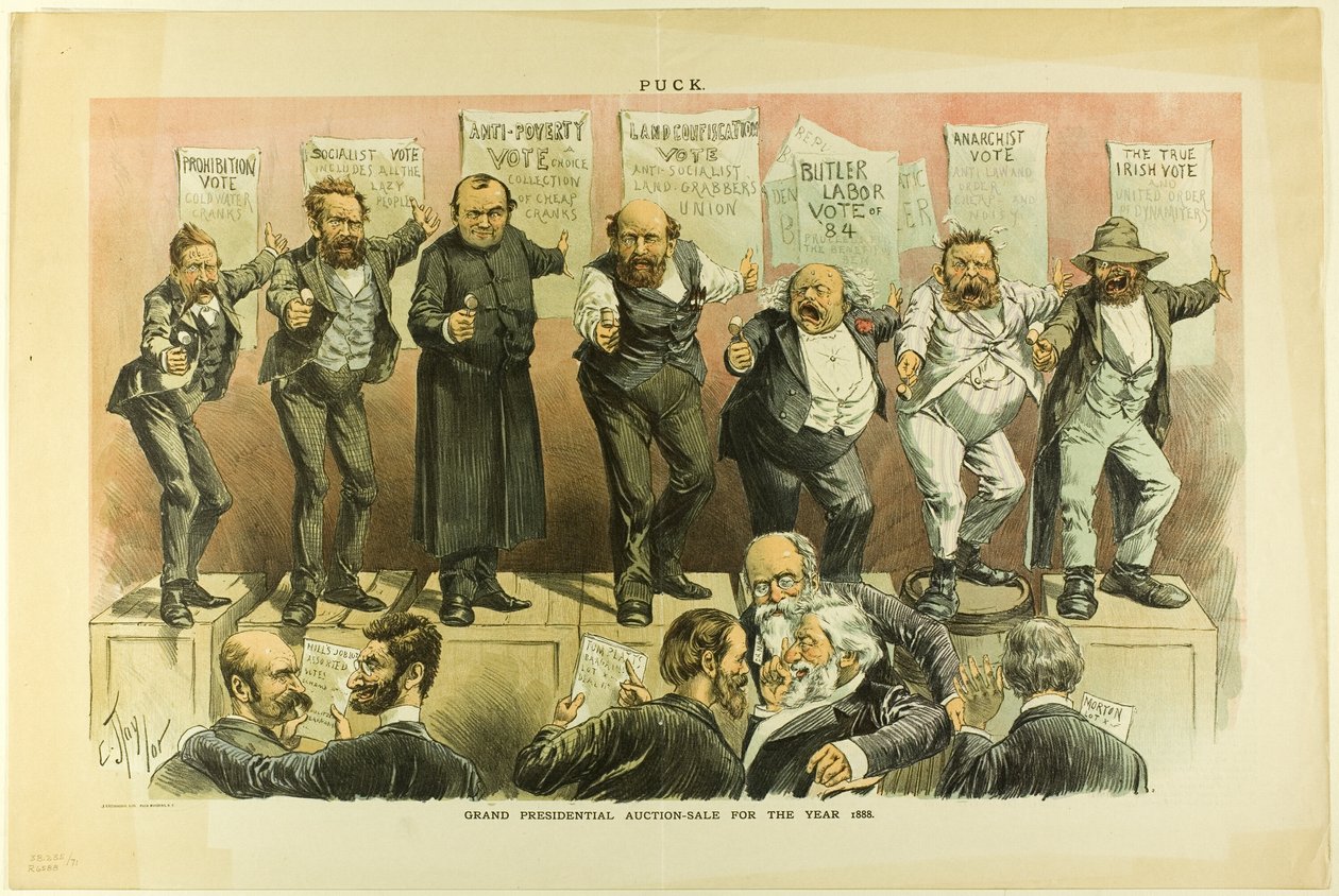 Grand Presidential Auction Sale, fra Puck af C. Jay Taylor