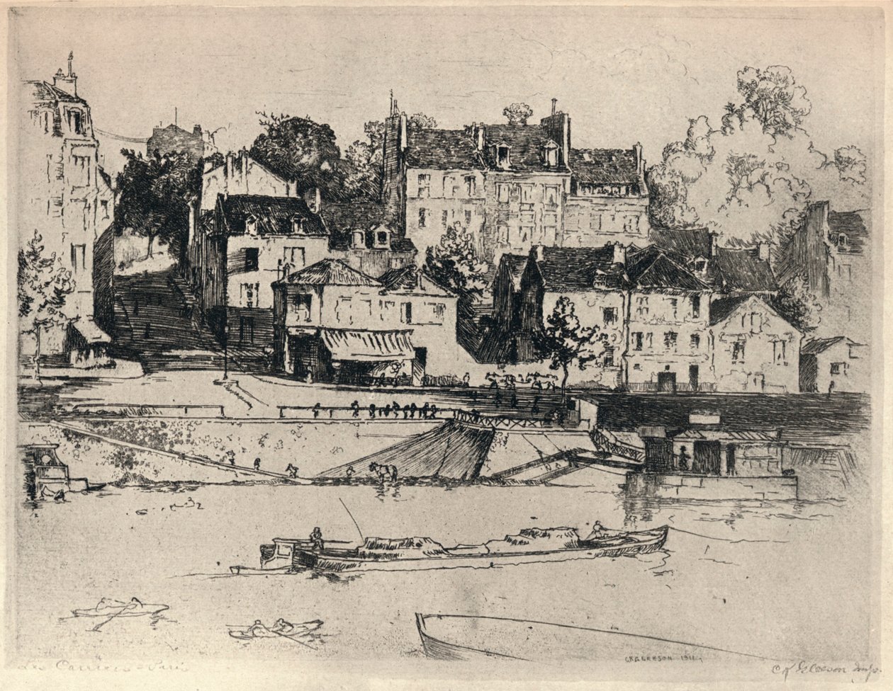 Les Carriers, 1915 af C. K. Gleeson