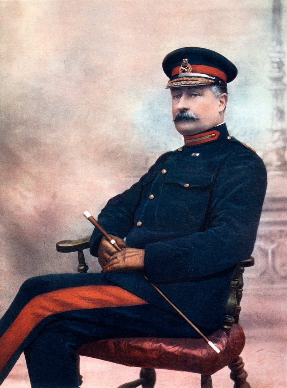Major-General Charles Edmond Knox, Commanding 12th Brigade, South Africa, 1902.dani af C Knight