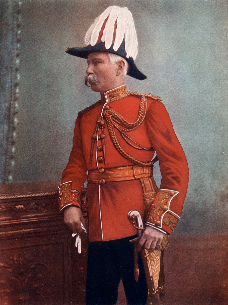 Generalmajor GH Marshall, kommanderende Royal Artillery, South Africa Field Force, 1902. af C Knight