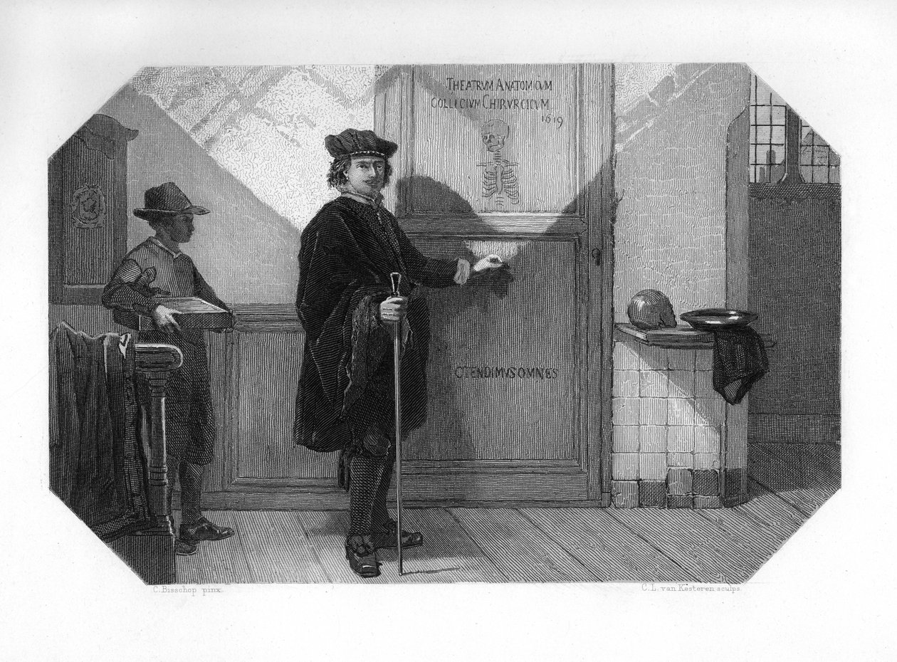 Rembrandt Harmenszoon van Rijn, hollandsk maler fra det 17. århundrede, c1870. af Domenico del Barbiere