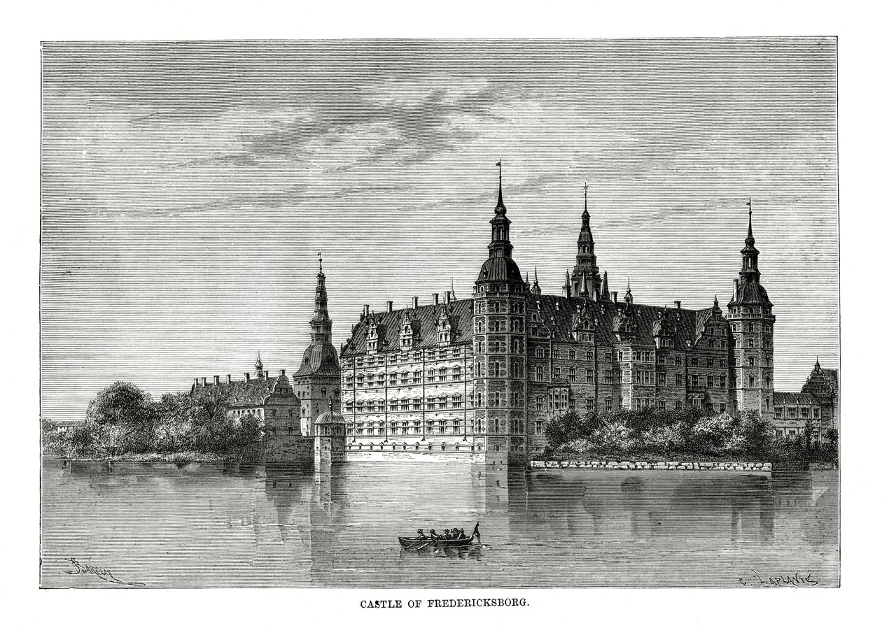 Frederiksborg Castle, Copenhagen, Denmark, 1879 af C. Laplante
