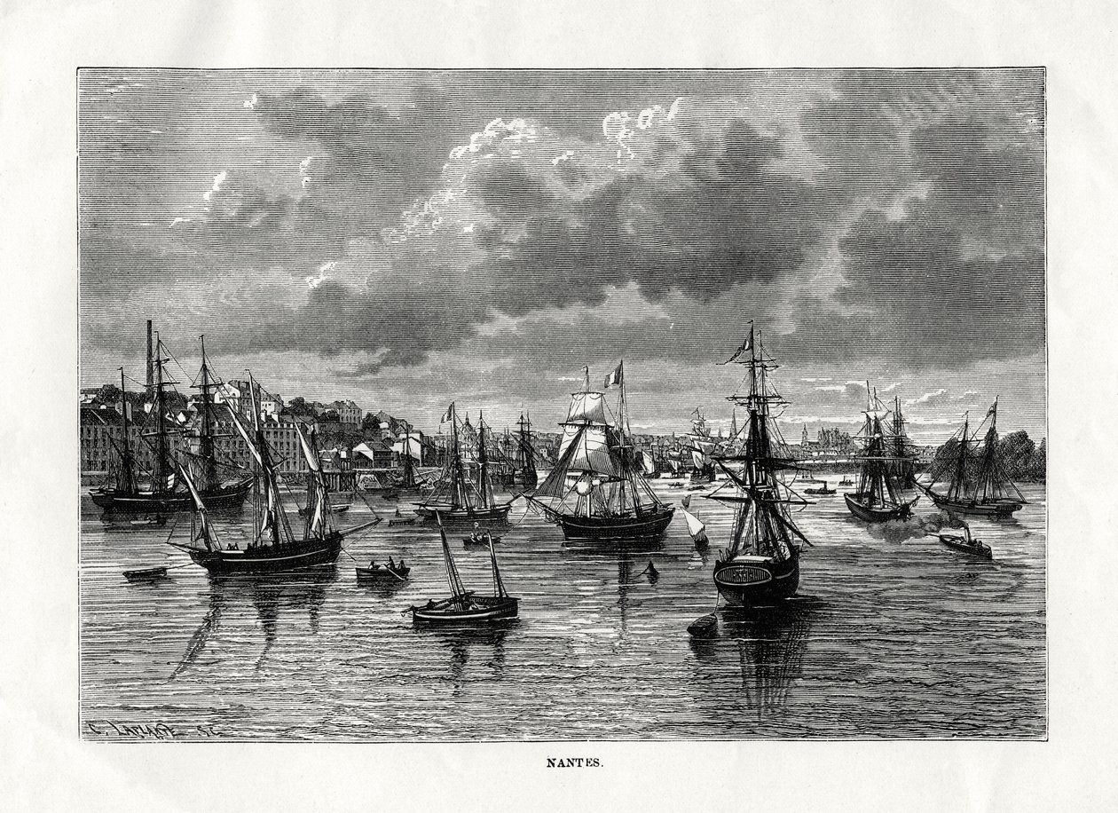 Nantes, Frankrig, 1879 af C. Laplante