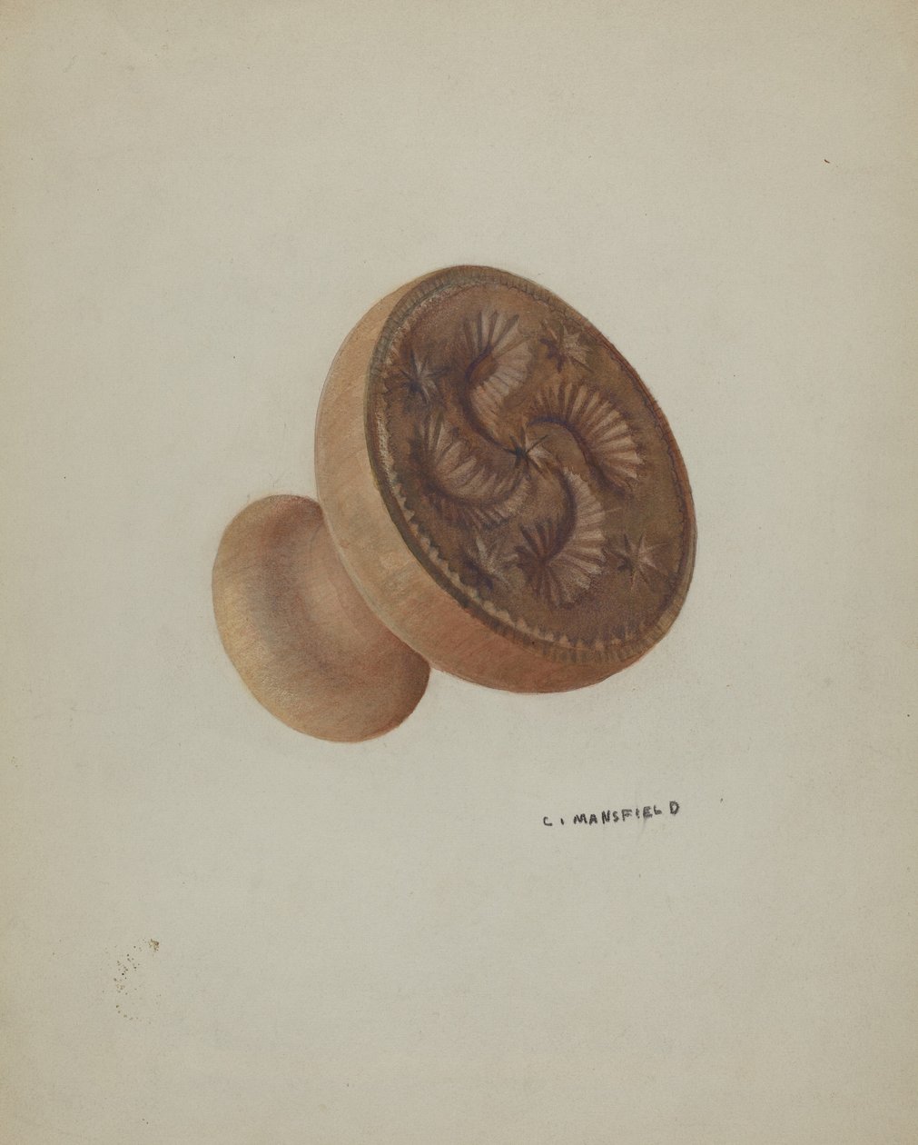 Pa. Tysk Smørform af C. Mansfield