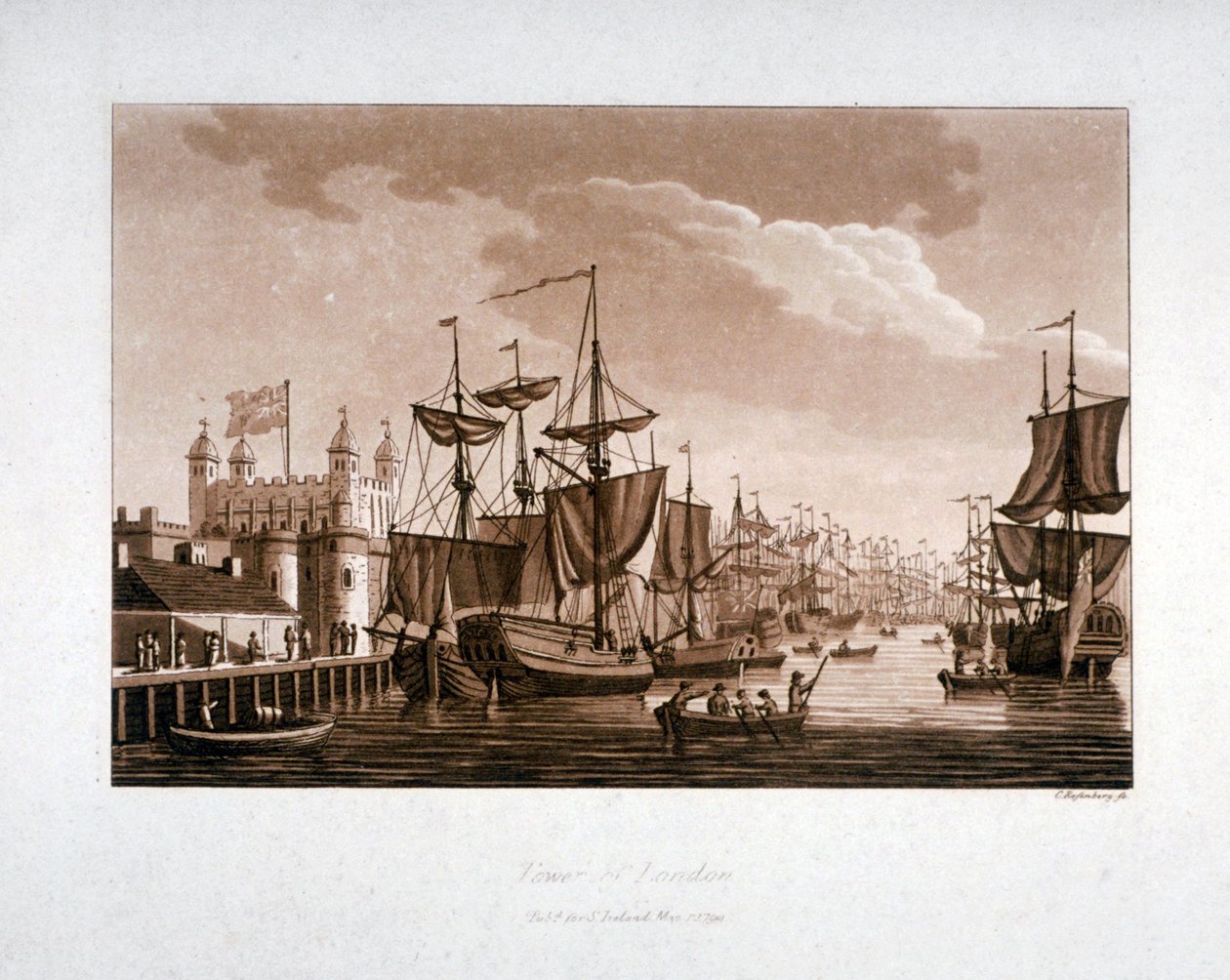 Tower of London, 1799 af C Rosenberg