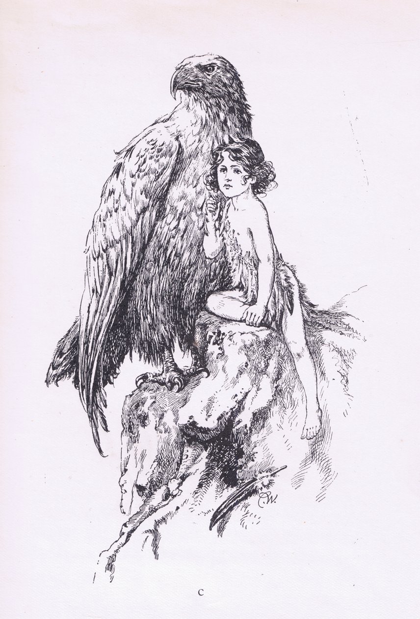 Maid and the Eagle, fra The Child of the Air pub. af Duckworth af C. Wilhelm