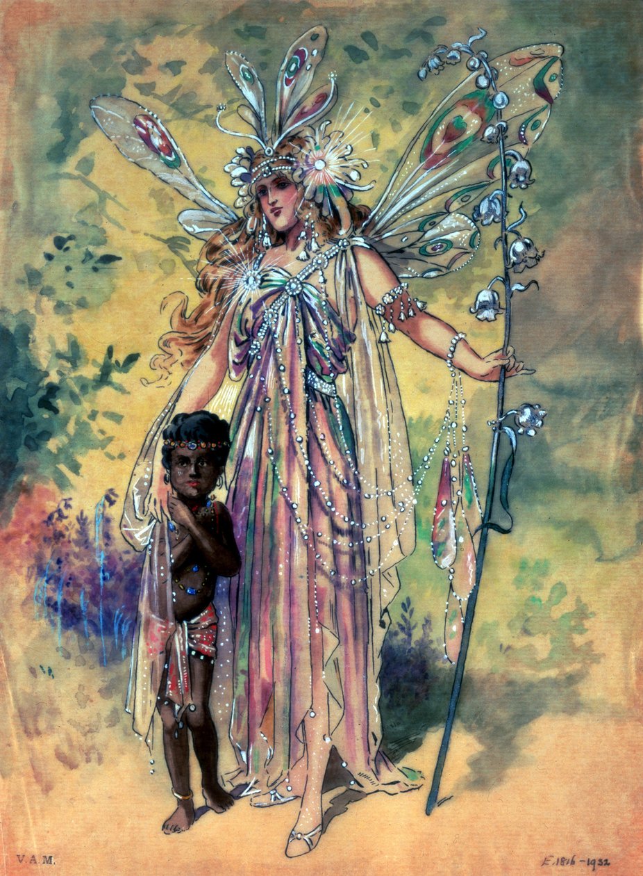 Titania, kostumedesign til A Midsummer Night