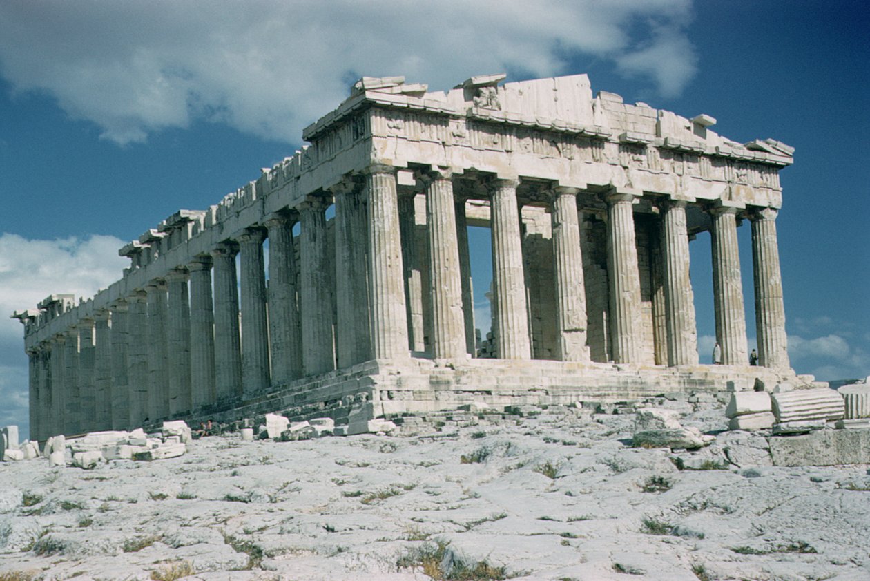 Parthenon, bygget 447 f.Kr.-432 f.Kr af Callicrates and Ictinus