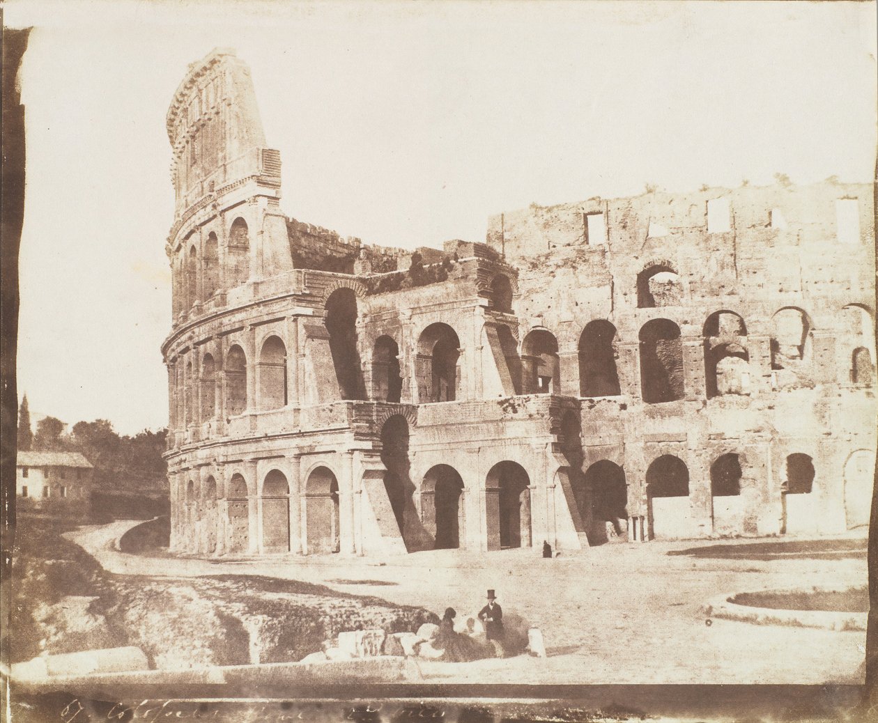 67. Colosseum, Rom, Anden udsigt, maj 1846. af Calvert Jones