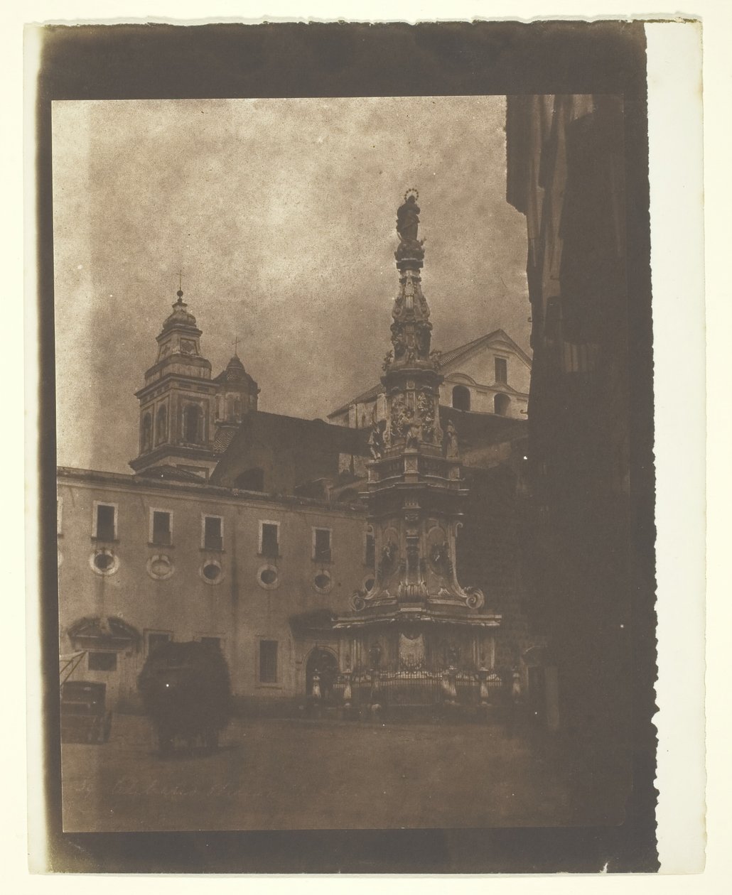 Fejret Obelisk, Napoli, 1846. af Calvert Jones