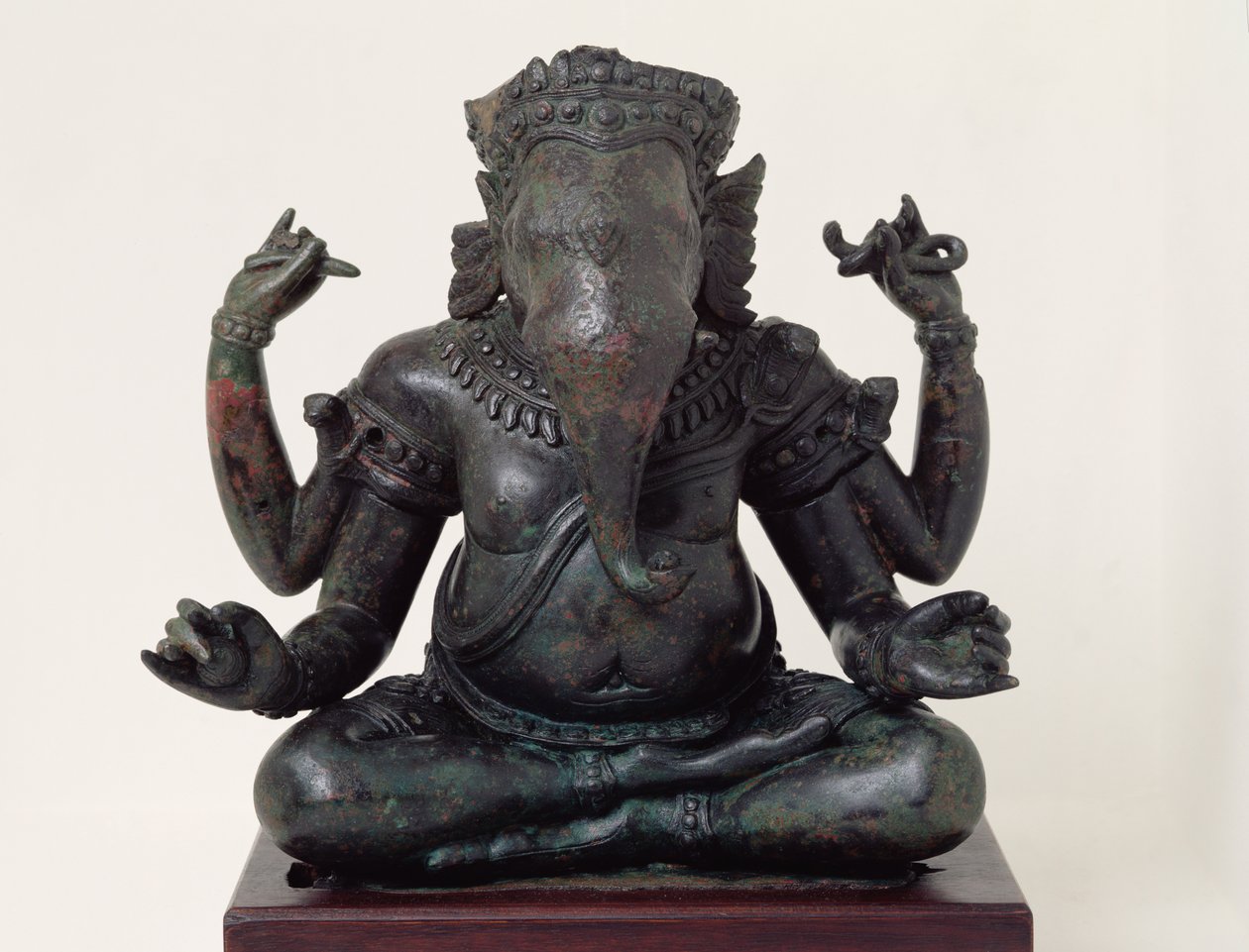 Ganesh, slutningen af det 12.-begyndelsen af det 13. århundrede, Angkor (bronze) af Cambodian School