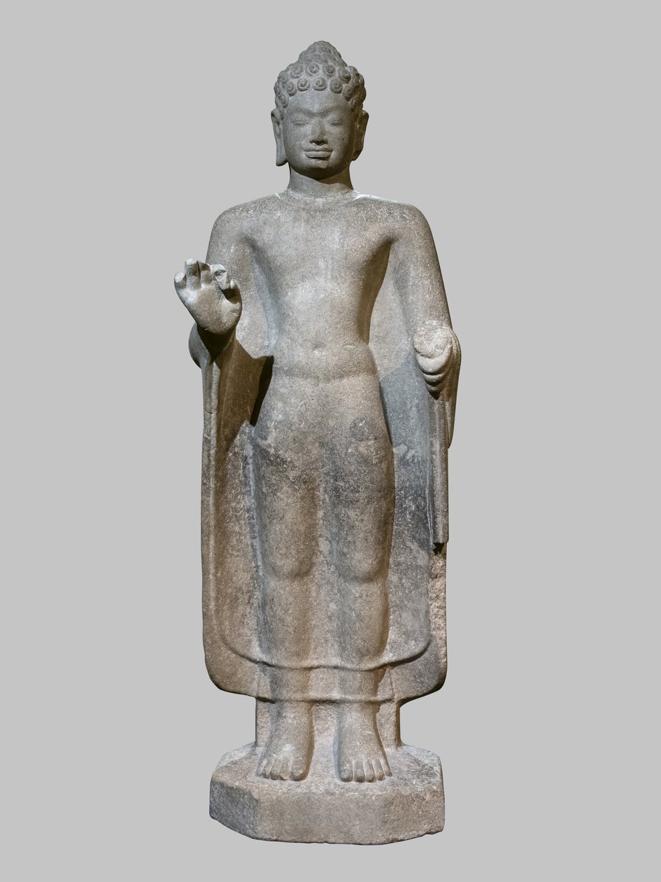 Buddha laver argumentationens gestus af Cambodian School