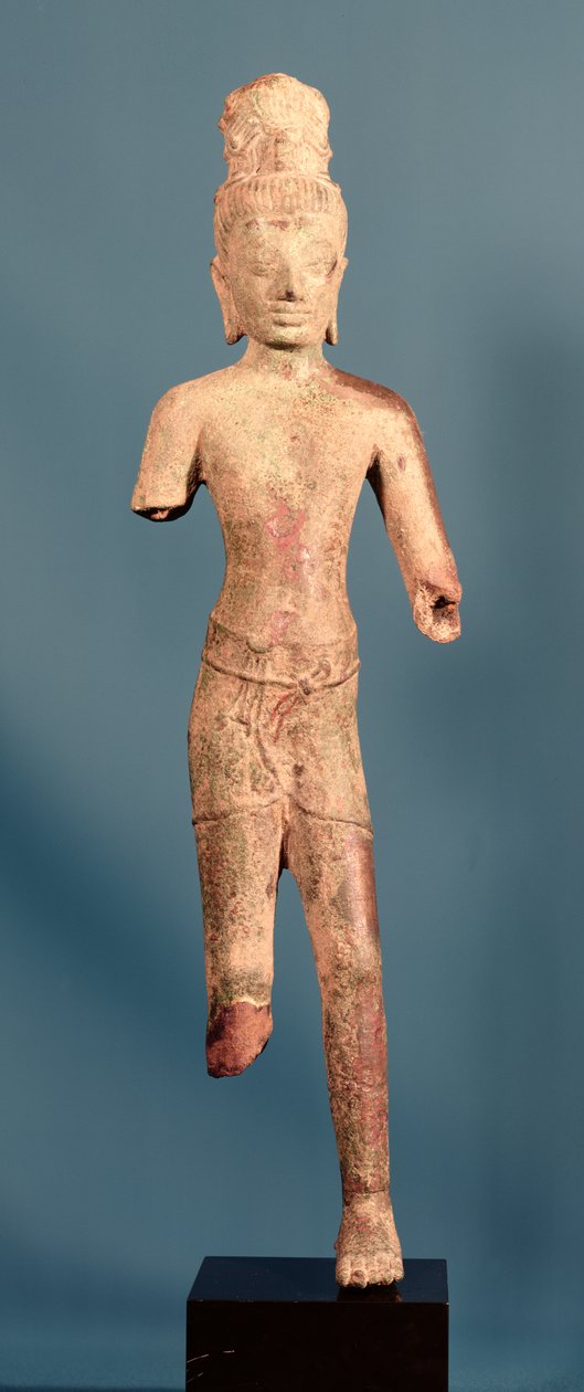 Maitreya Buddha, præ-khmer figur, tidligt 8. århundrede (bronze) af Cambodian School