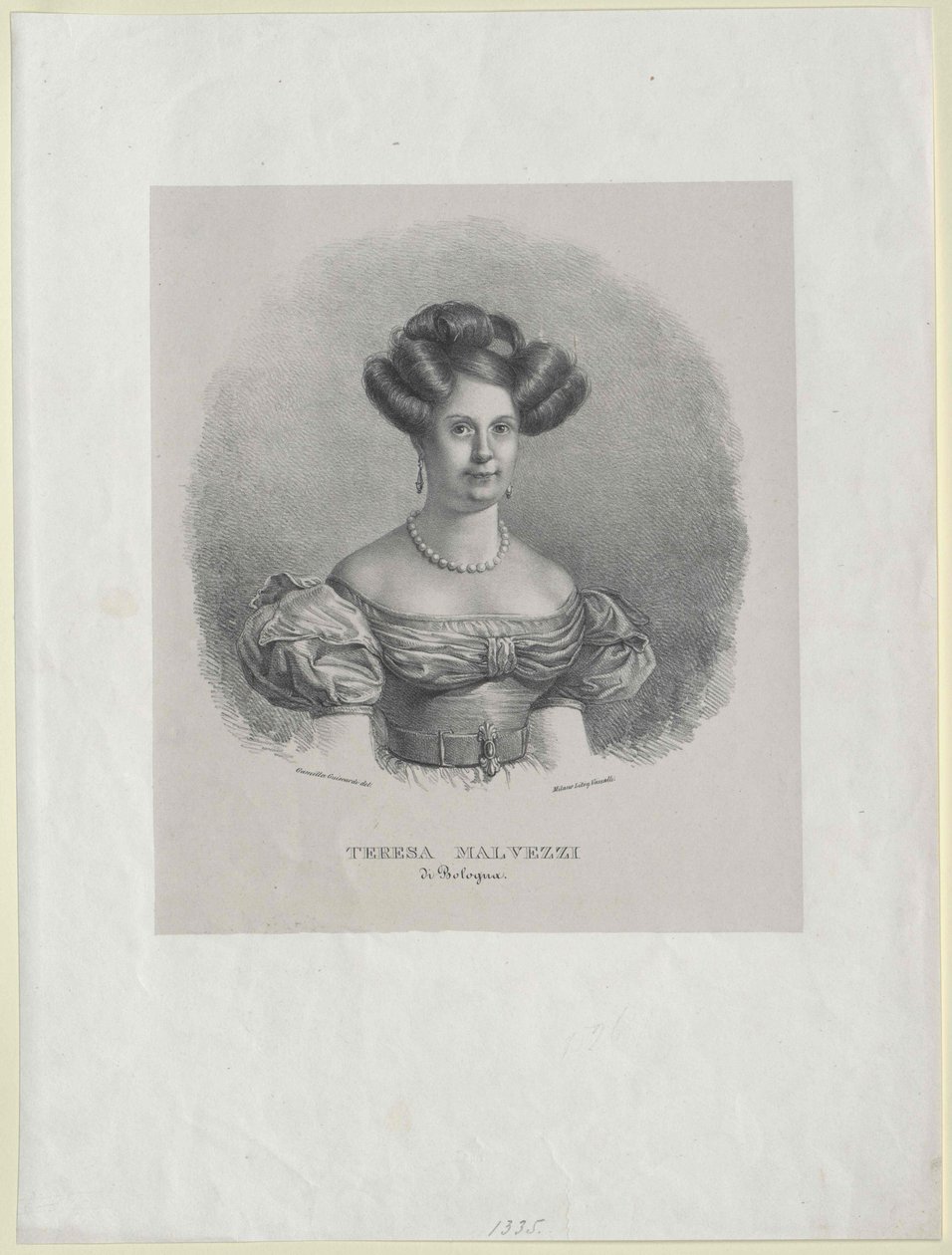 Teresa Malvezzi (print) af Camilla Guiscardi