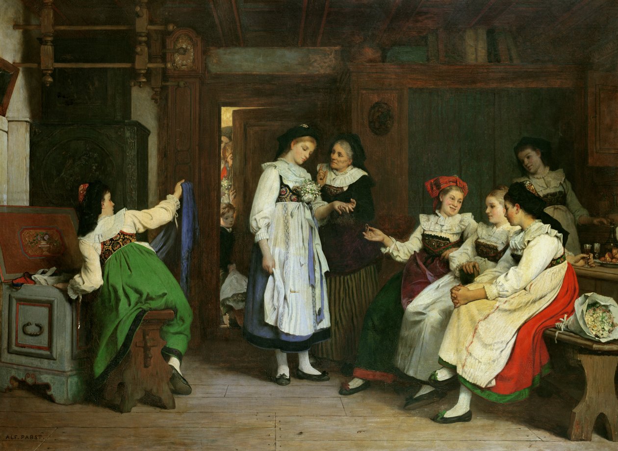 Et bryllup i Nedre Alsace af Camille Alfred Pabst