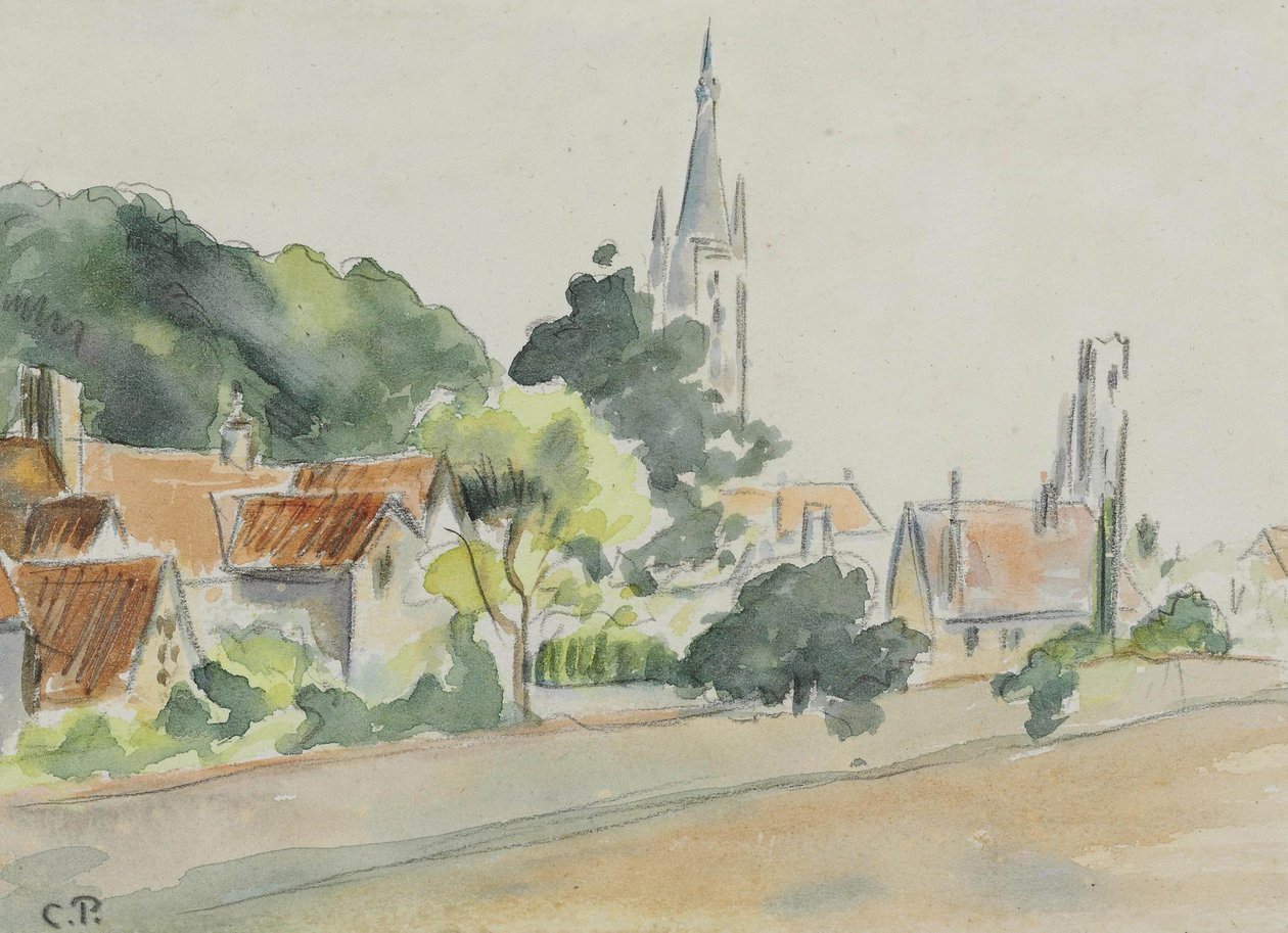 Allehelgenskirken, Beulah Hill af Camille Jacob Pissarro