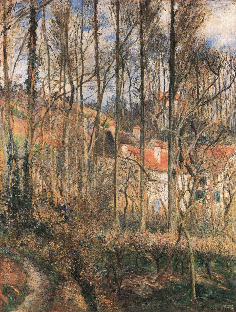 Côtes Saint-Denis i Pontoise af Camille Jacob Pissarro