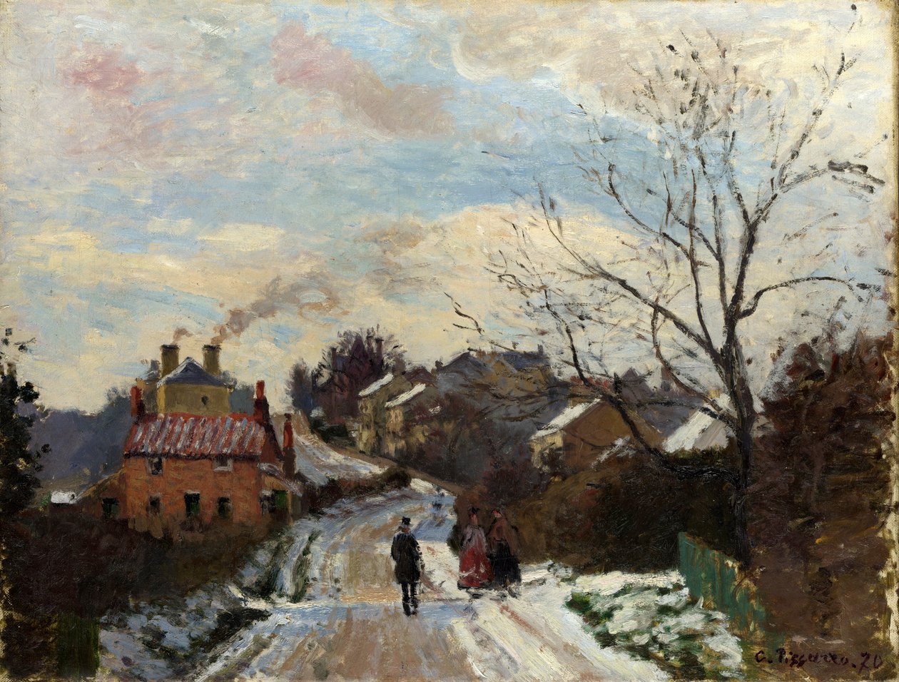 Fox Hill, Upper Norwood af Camille Jacob Pissarro