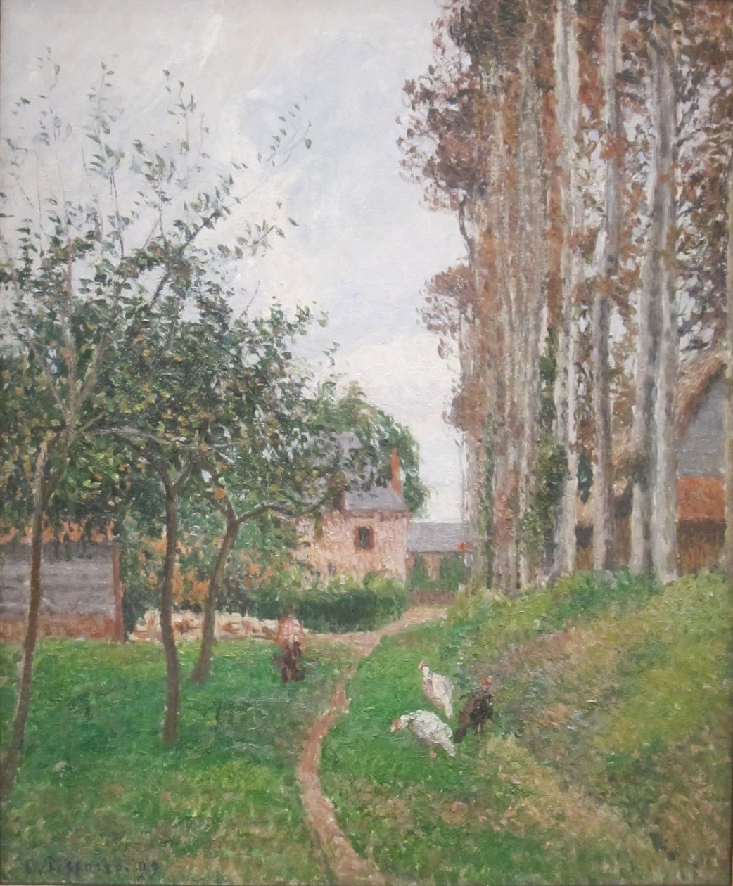 Gray Day, Varengeville, Auberge du Manoir af Camille Jacob Pissarro