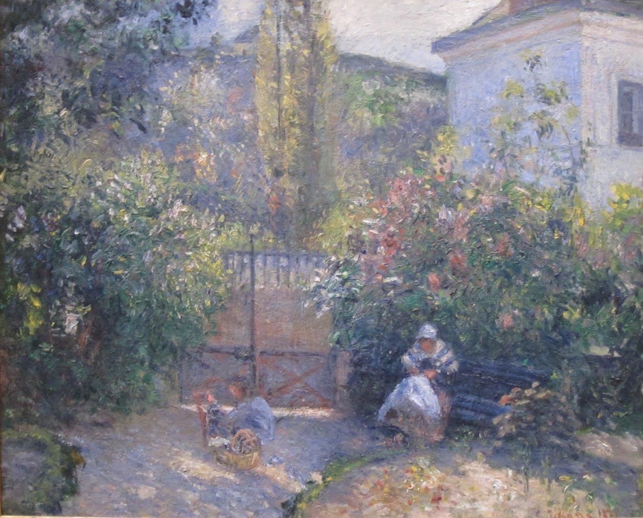 Hermitage Garden, Maison Rouge af Camille Jacob Pissarro